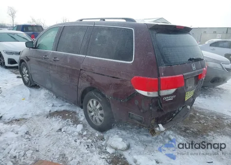2010 Honda Odyssey Ex-L z USA, uszkodzony, nr VIN 5FNRL3H75AB058416